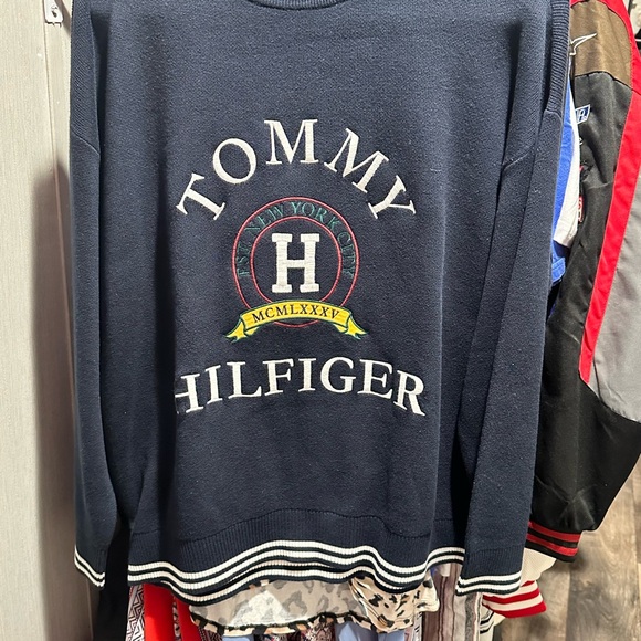 Tommy Hilfiger Dark Blue Crewneck Sweater - Picture 2 of 3